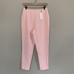 CUPCAKES AND CASHMERE Womens Pink Cropped Split Hems High Waist Pants Size 2 NWT